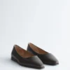 Leder-Ballerinas