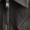 Leder-Bikerjacke