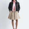 Leder-Bikerjacke