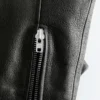 Leder-Bikerjacke mit Gürtel Leder-Bikerjacke mit Gürtel