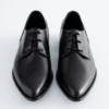 Leder-Derby-Schuhe