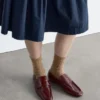 Leder-Loafer mit eckiger Spitze Leder-Loafer mit eckiger Spitze