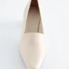 Leder-Loafer-Pumps