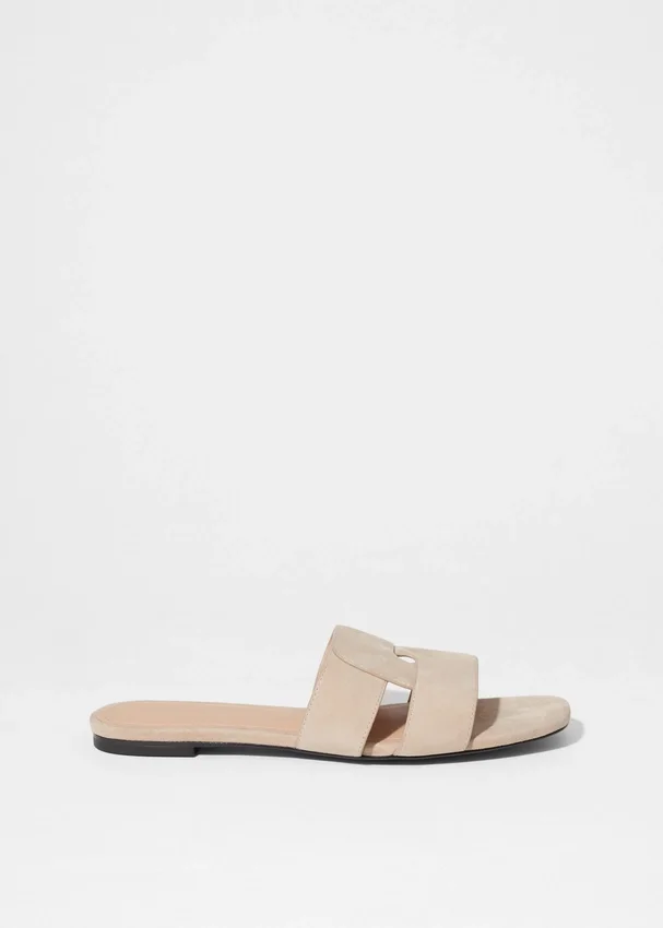 Leder-Pantoletten Leder-Pantoletten