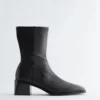 Leder-Socken-Stiefel