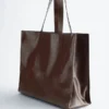 Leder-Tragetasche