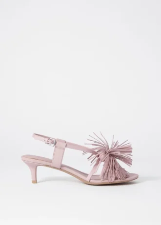 Ledersandalen mit Fransen