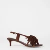 Ledersandalen mit Fransen
