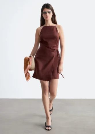 Leinen-Minikleid