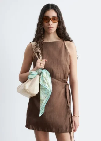 Leinen-Minikleid