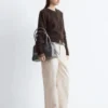 Lässige Baumwollhose mit weitem Bein Lässige Baumwollhose mit weitem Bein