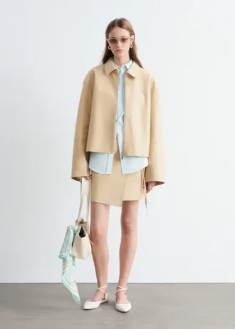 Lässige Lederjacke Lässige Lederjacke