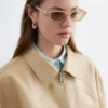 Lässige Lederjacke Lässige Lederjacke