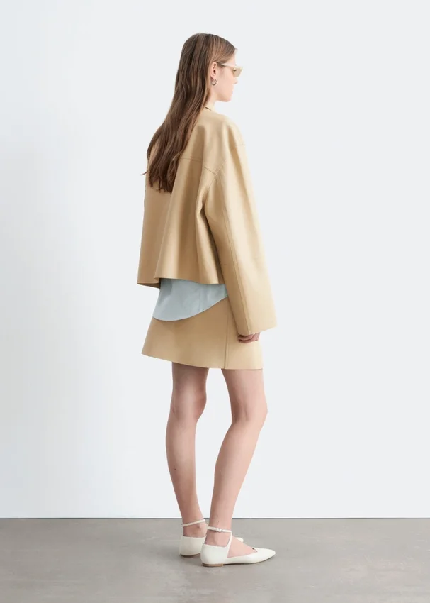 Lässige Lederjacke Lässige Lederjacke