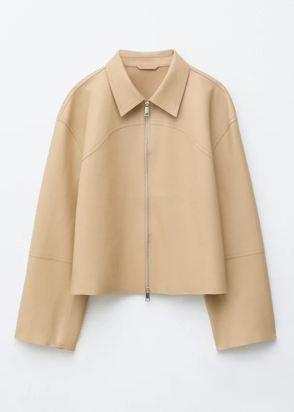 Lässige Lederjacke Lässige Lederjacke