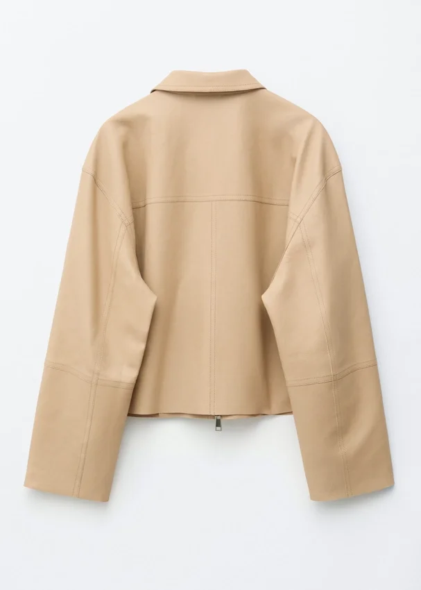 Lässige Lederjacke Lässige Lederjacke