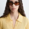 Markante rechteckige Sonnenbrille Markante rechteckige Sonnenbrille