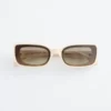 Markante rechteckige Sonnenbrille Markante rechteckige Sonnenbrille