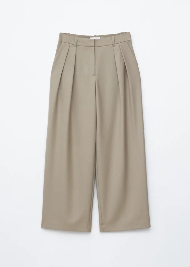 Maßgeschneiderte Hose aus Wollmischung Maßgeschneiderte Hose aus Wollmischung