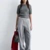 Maßgeschneiderte Hose aus Wollmischung Maßgeschneiderte Hose aus Wollmischung