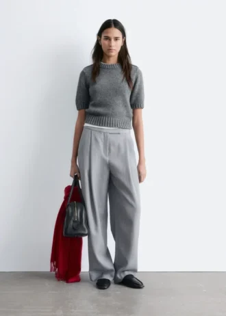 Maßgeschneiderte Hose aus Wollmischung