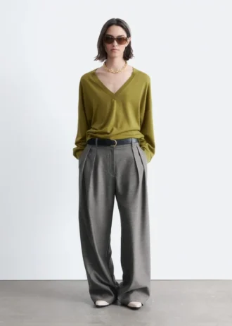 Maßgeschneiderte Hose aus Wollmischung