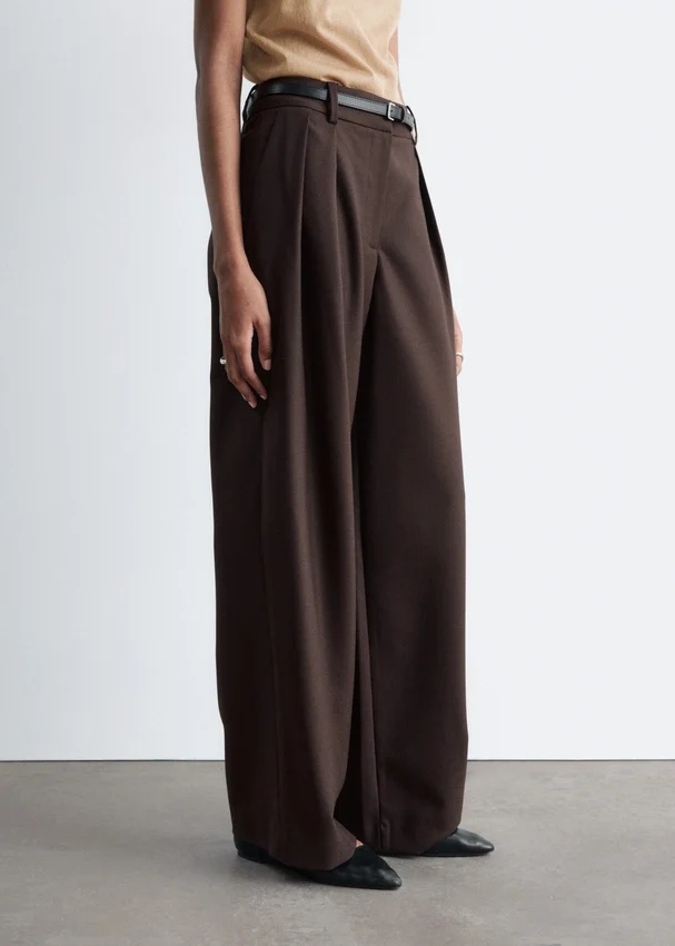 Maßgeschneiderte Hose aus Wollmischung Maßgeschneiderte Hose aus Wollmischung