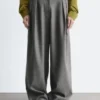 Maßgeschneiderte Hose aus Wollmischung