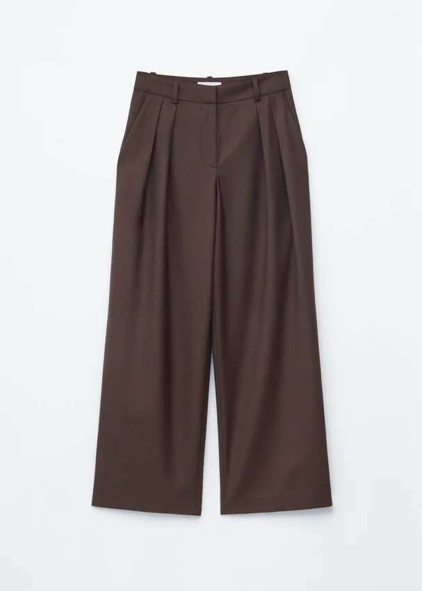 Maßgeschneiderte Hose aus Wollmischung Maßgeschneiderte Hose aus Wollmischung