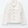 Maßgeschneiderte Jacke aus Baumwolltwill Maßgeschneiderte Jacke aus Baumwolltwill