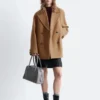 Maßgeschneiderter Peacoat aus Wolle