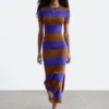 Maxikleid aus Rippstrick