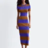 Maxikleid aus Rippstrick