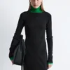 Maxikleid aus Rippstrick