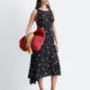 Maxikleid aus Seide mit Blumenmuster Maxikleid aus Seide mit Blumenmuster