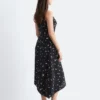 Maxikleid aus Seide mit Blumenmuster Maxikleid aus Seide mit Blumenmuster