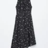 Maxikleid aus Seide mit Blumenmuster Maxikleid aus Seide mit Blumenmuster