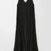 Maxikleid mit Falten Maxikleid mit Falten