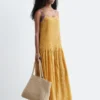 Maxikleid mit plissiertem Oberteil Maxikleid mit plissiertem Oberteil