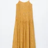Maxikleid mit plissiertem Oberteil Maxikleid mit plissiertem Oberteil