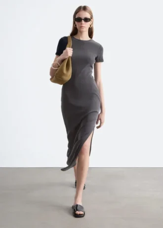 Midi-Jerseykleid