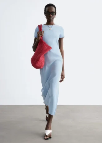 Midi-Jerseykleid