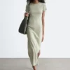 Midi-Jerseykleid