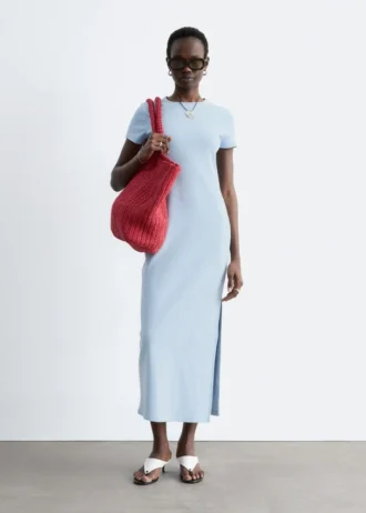 Midi-Jerseykleid