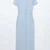 Midi-Jerseykleid
