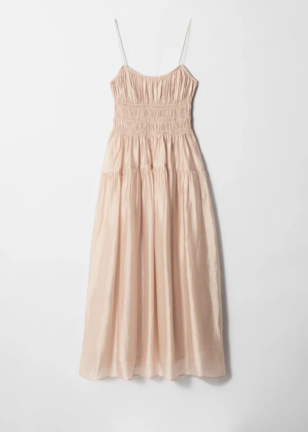 Midi-Kleid mit Rüschen Midi-Kleid mit Rüschen