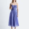 Midi-Kleid mit Rüschen Midi-Kleid mit Rüschen