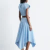 Midikleid aus Baumwollpopeline