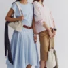 Midikleid aus Baumwollpopeline