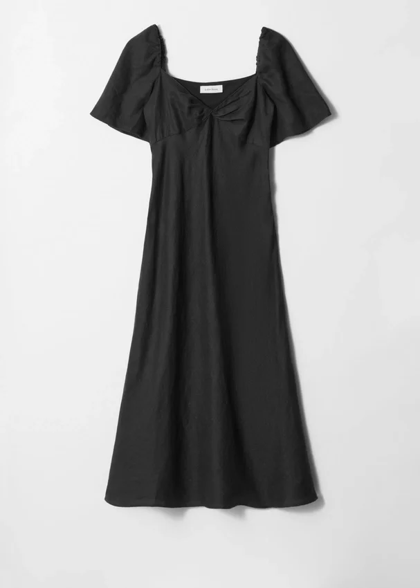 Midikleid aus Leinen Midikleid aus Leinen